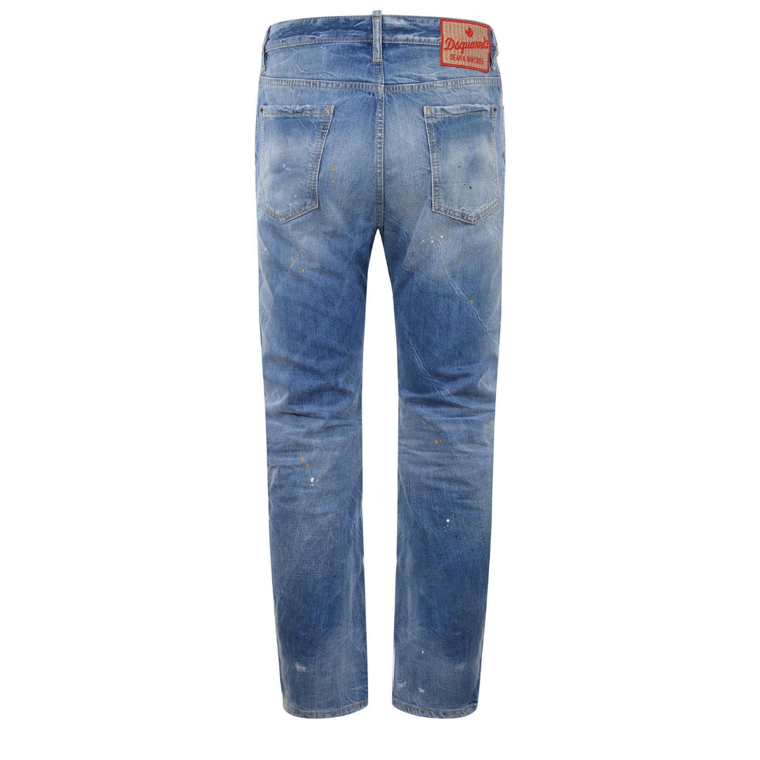 Dsquared2 Clean Baby Blue Wash London Bro Jeans W30