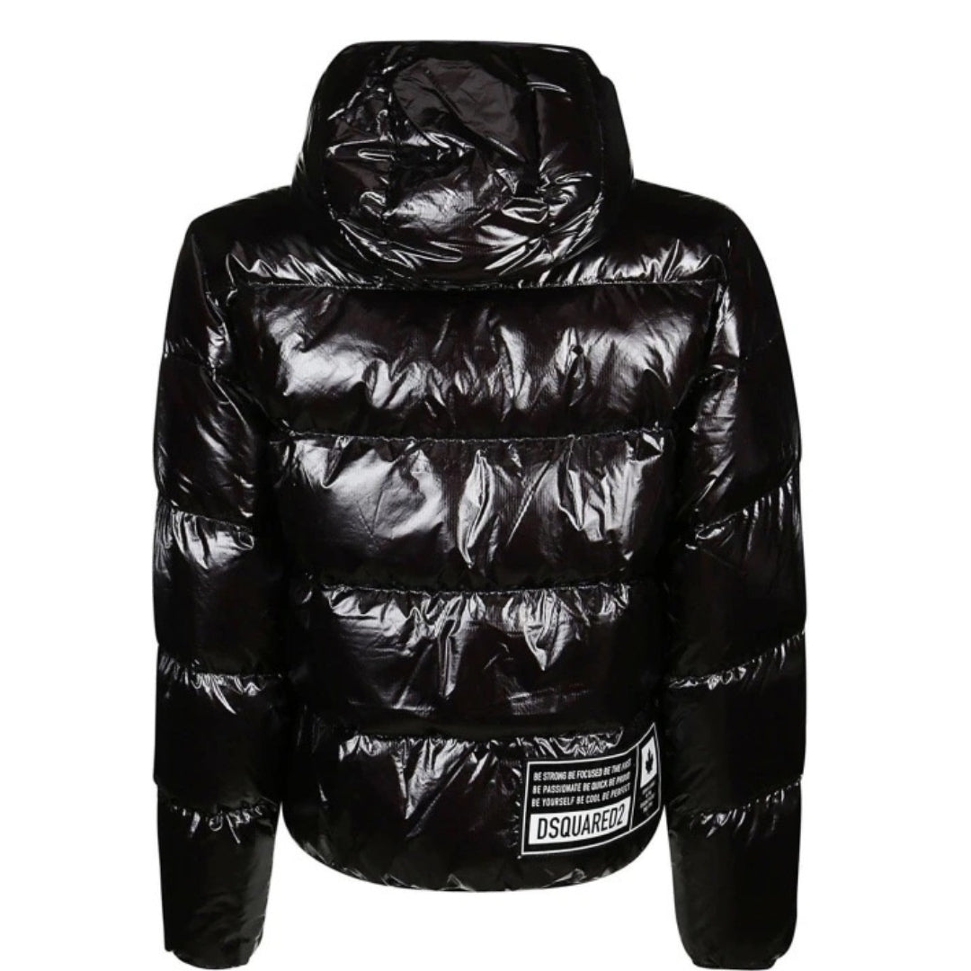 DSQUARED2 S74AM1201 S54056 DOWN JACKET 900 BLACK BLOUSON Mens 48