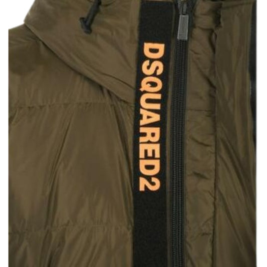 Dsquared2 Military Green Down Jacket 48