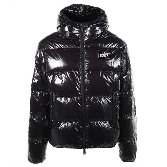 Dsquared2 Shiny Black Down Jacket