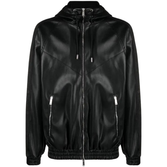 DSQUARED2 Contrast Hooded Black Jacket W32