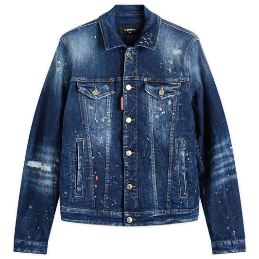Dsquared2 Dan Jean Jacket Navy Blue W30