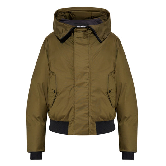 Dsquared2 Techno Down Bomber Military Green W34