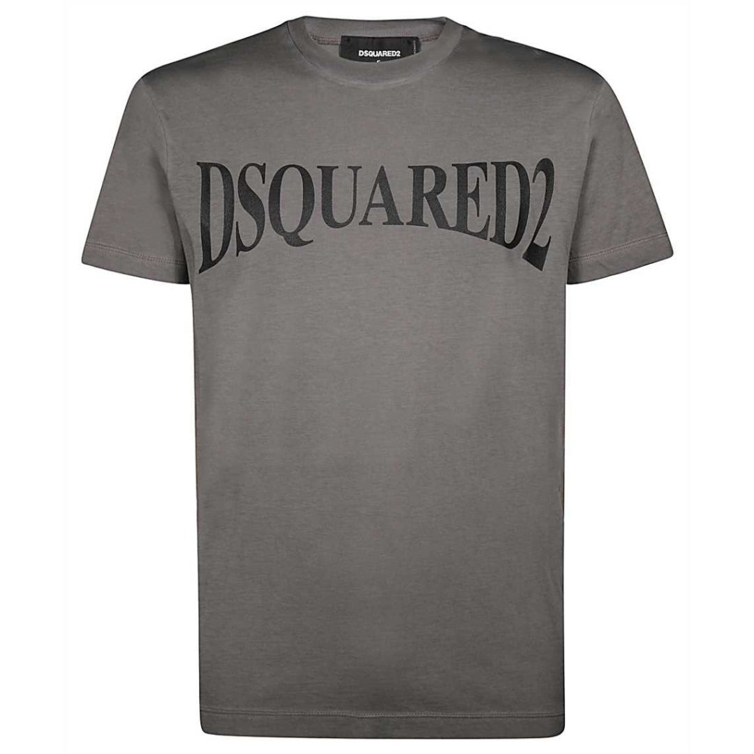 Dsquared2 Panoramic Logo Cool Fit Grey T-Shirt
