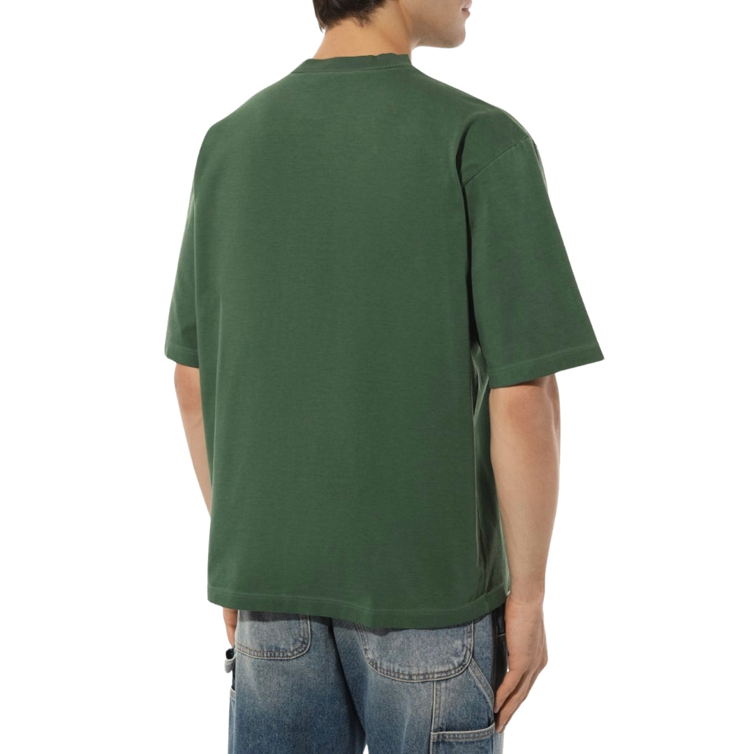 DSQUARED2 Branded Raising Hell Logo Green  T-Shirt XS