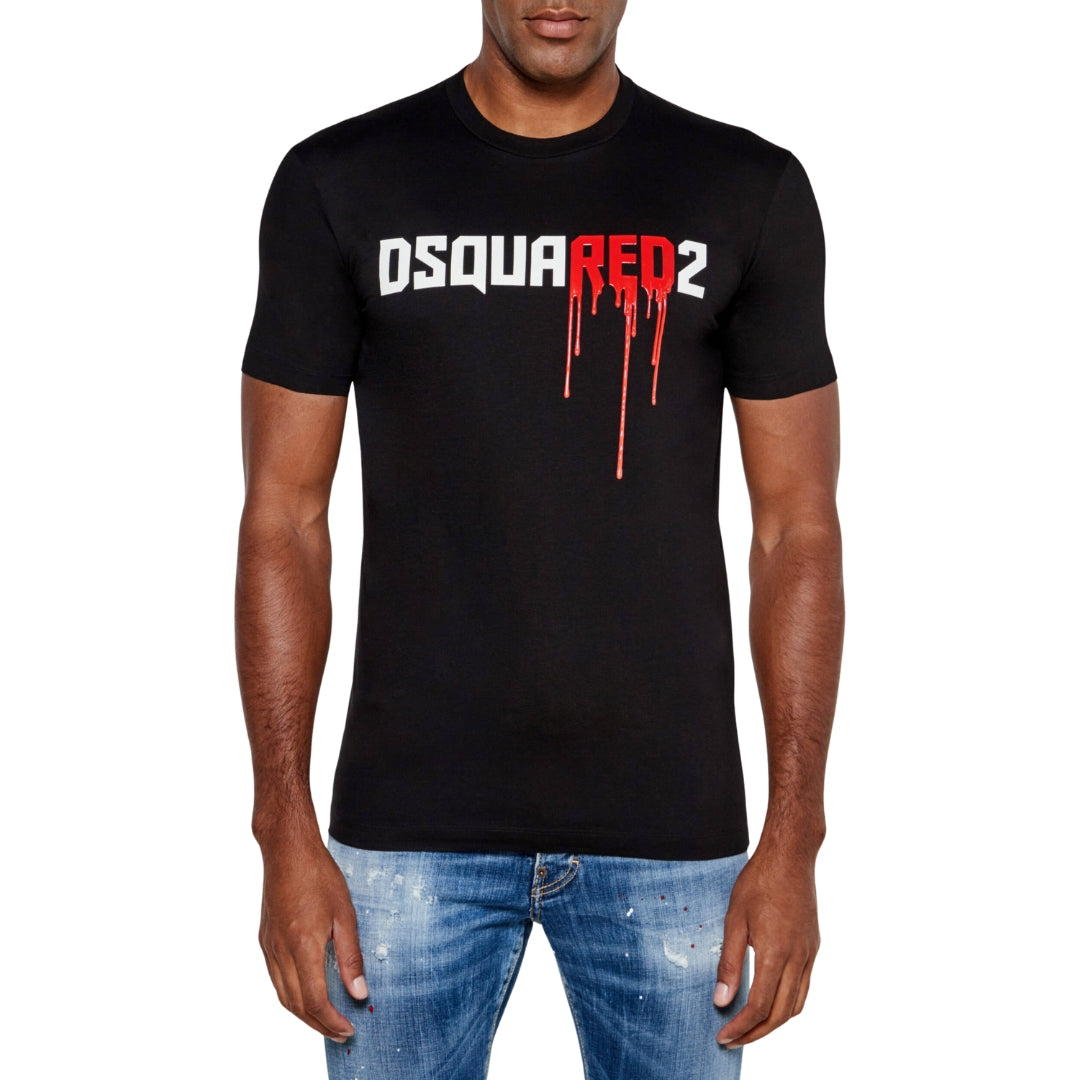 Dsquared2 Bloody Red Logo T-Shirt L