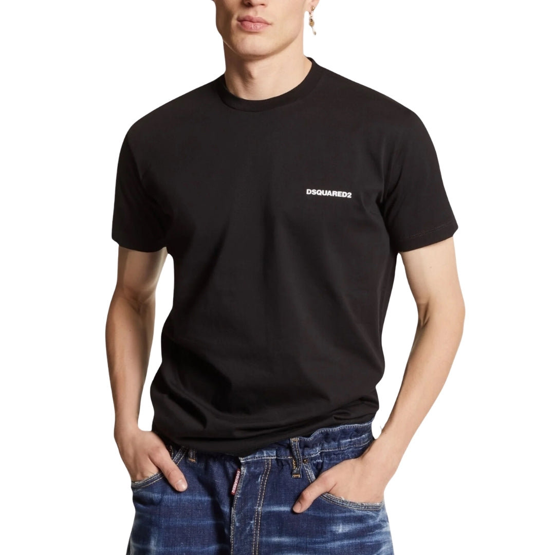 Dsquared2 Ceresio Map Cool Fit Black T-Shirt XXL