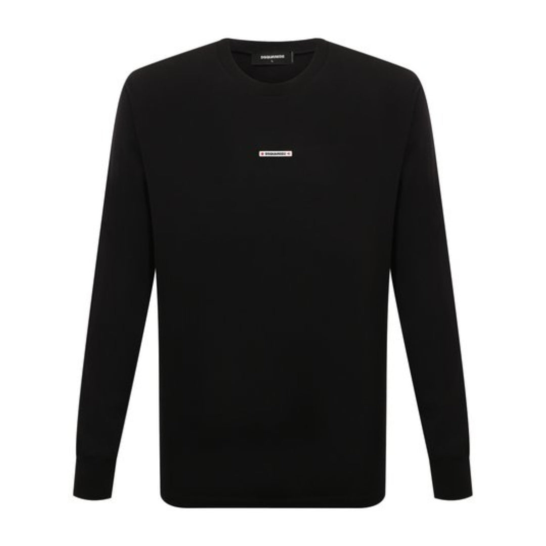 Dsquared2 Long Sleeve Logo T-Shirt Black M