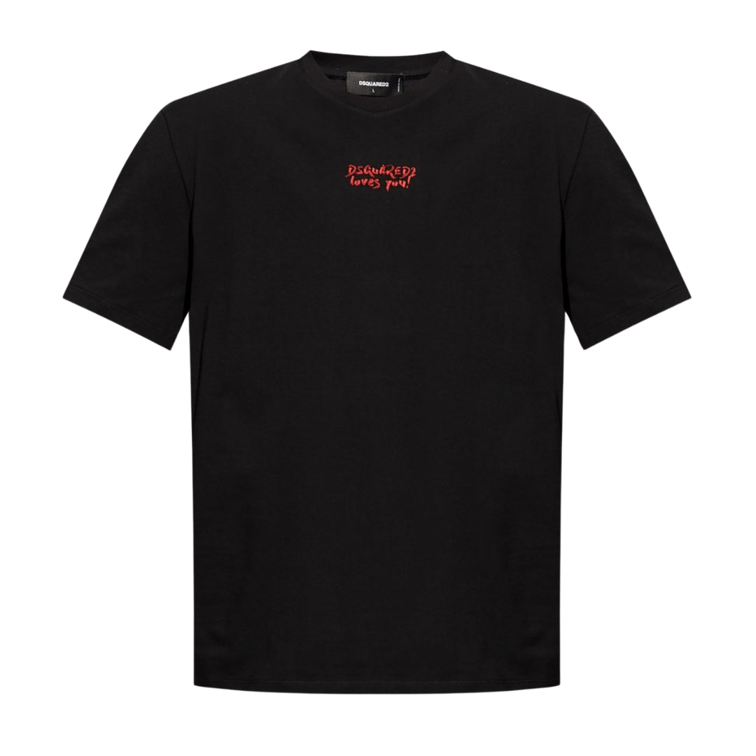 Dsquared2 Dsquared2 Loves You T-Shirt Black M