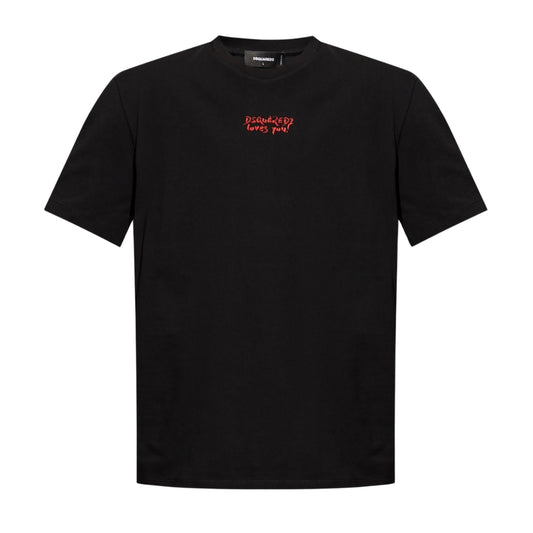 Dsquared2 Dsquared2 Loves You T-Shirt Black M