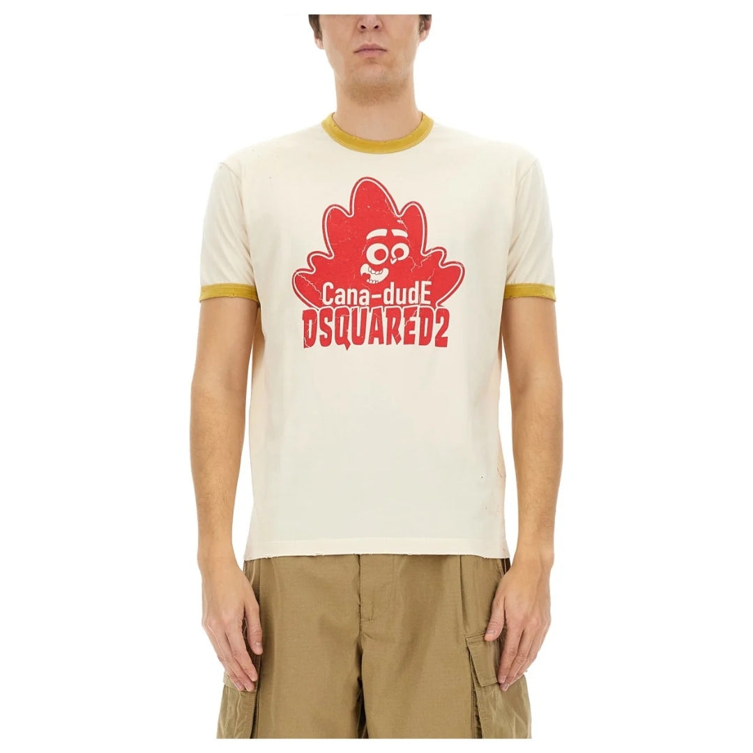 Dsquared2 Logo T-Shirt Milk S