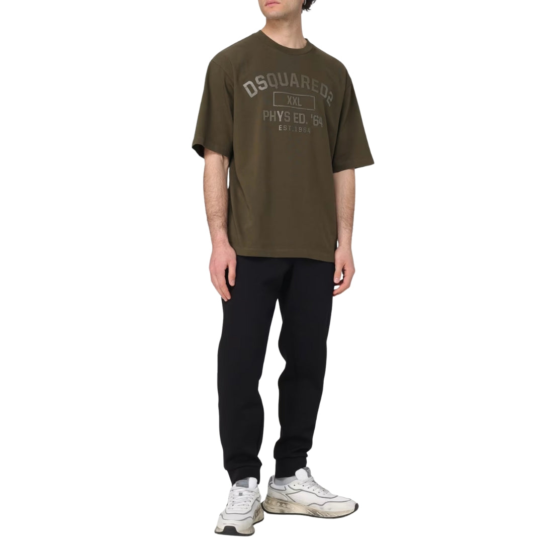 Dsquared2 Phys Ed Military T-Shirt Military Green S