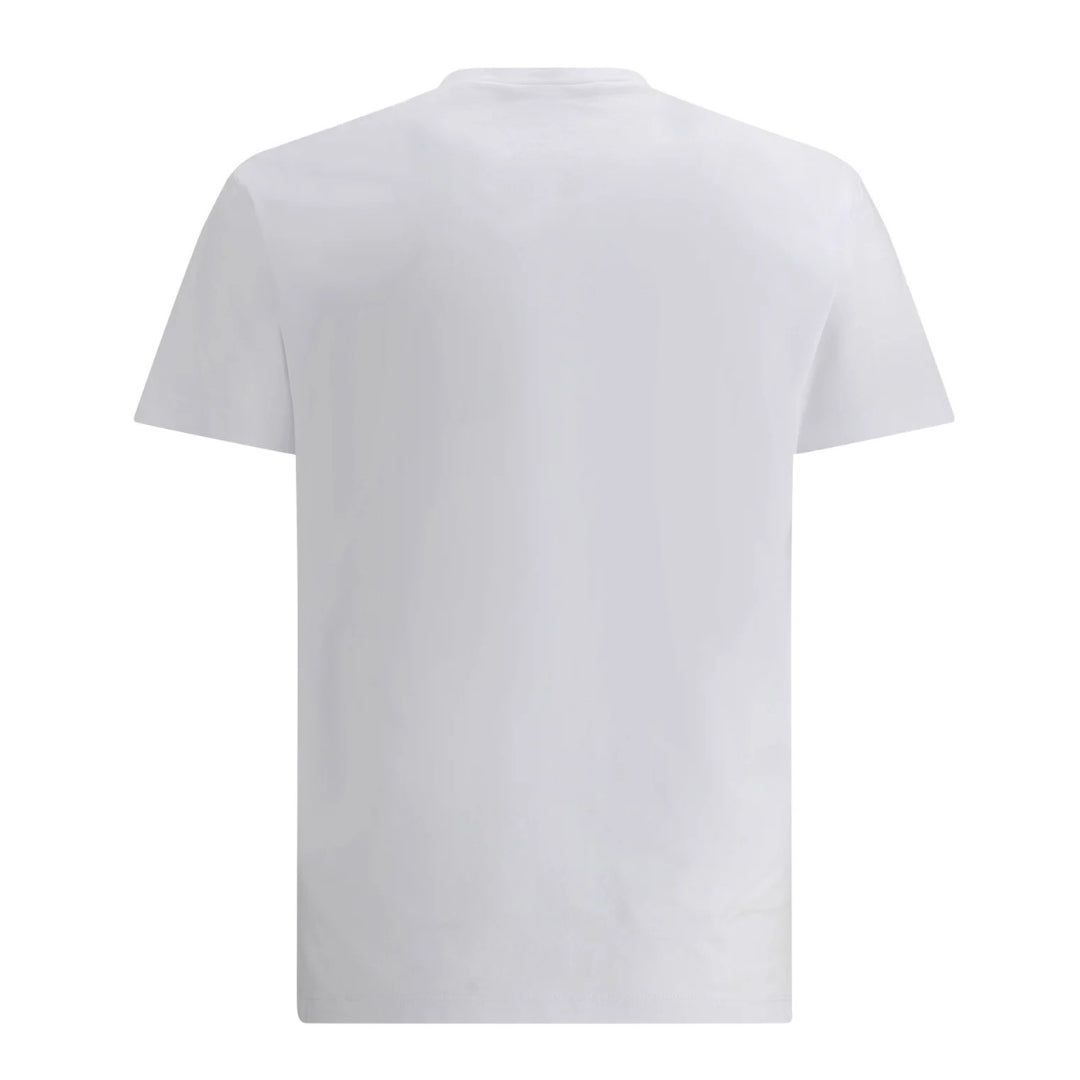 Dsquared2 Cool Fit Dsquared2 Milano T-Shirt White Ochre Print S