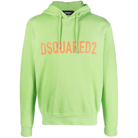 Dsquared2 Bold Logo Acid Green Hoodie M