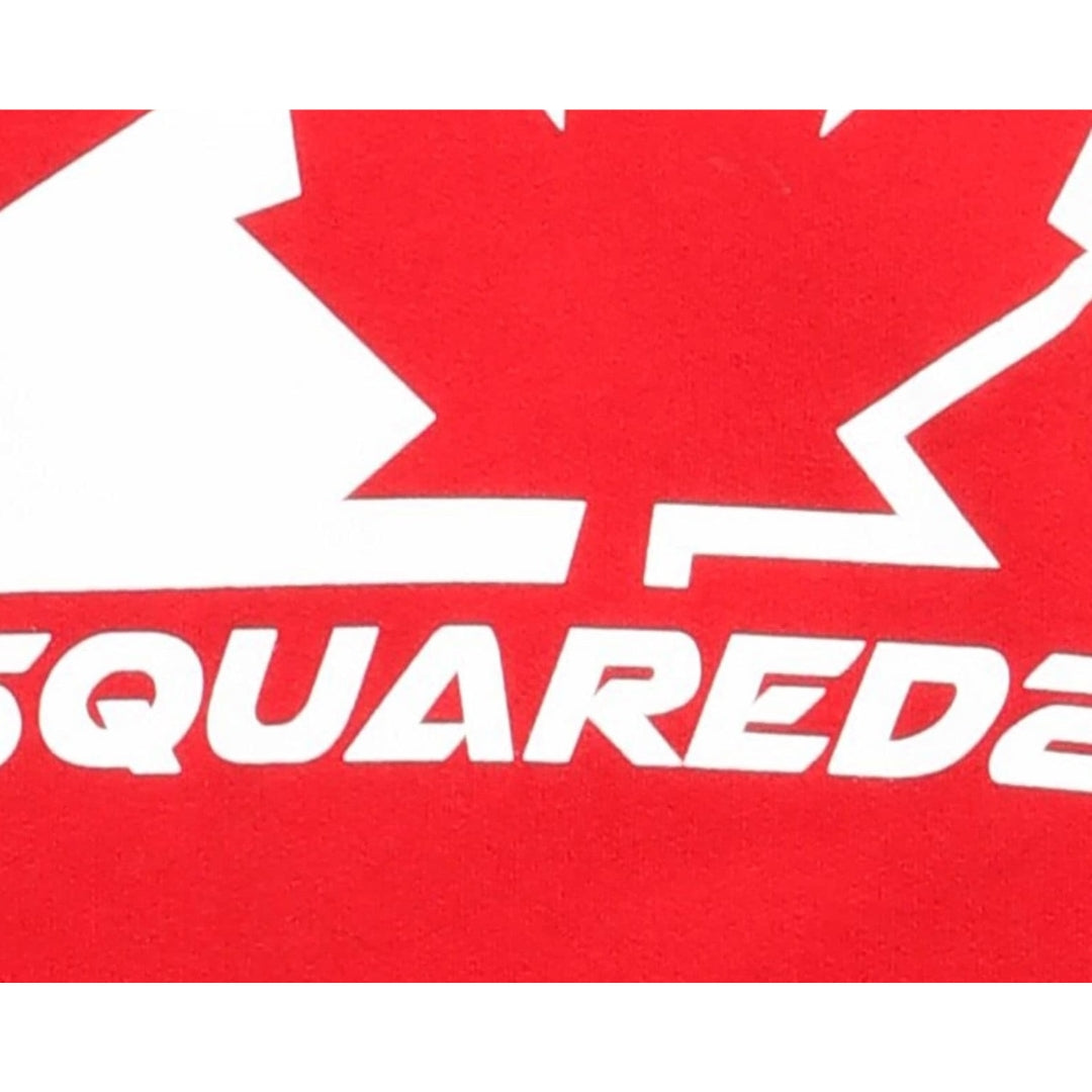Dsquared2 Cool Fit Maple Leaf Red Hoodie