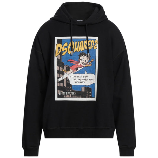 DSQUARED2 Betty Boop Black Hoodie M