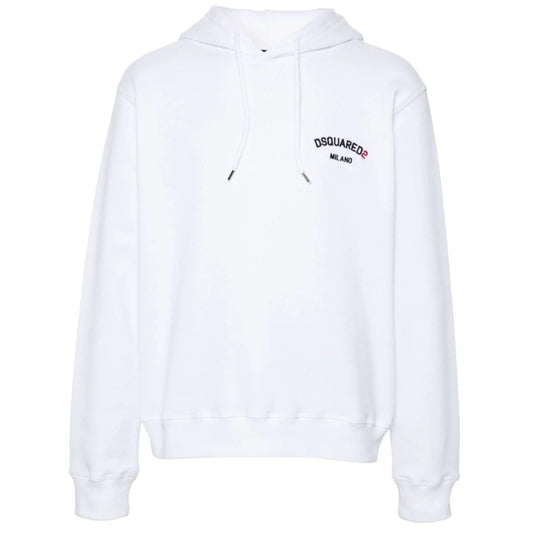 Dsquared2 Cotton Hoodie White S