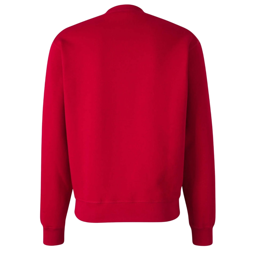 DSQUARED2 Cool Fit Milano Crew Neck Red Jumper M