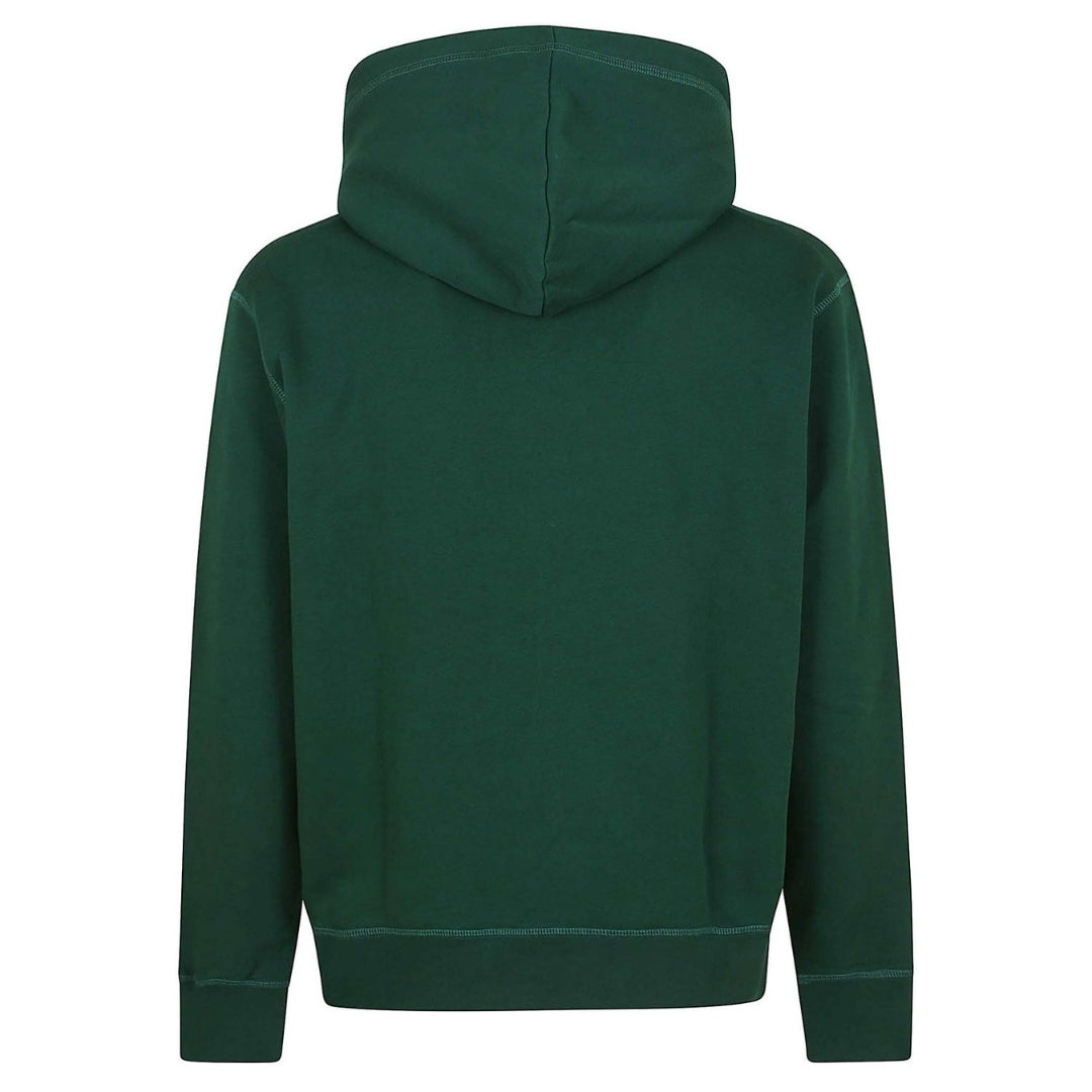 Dsquared2 Cool Fit Hoodie Green Red Print S