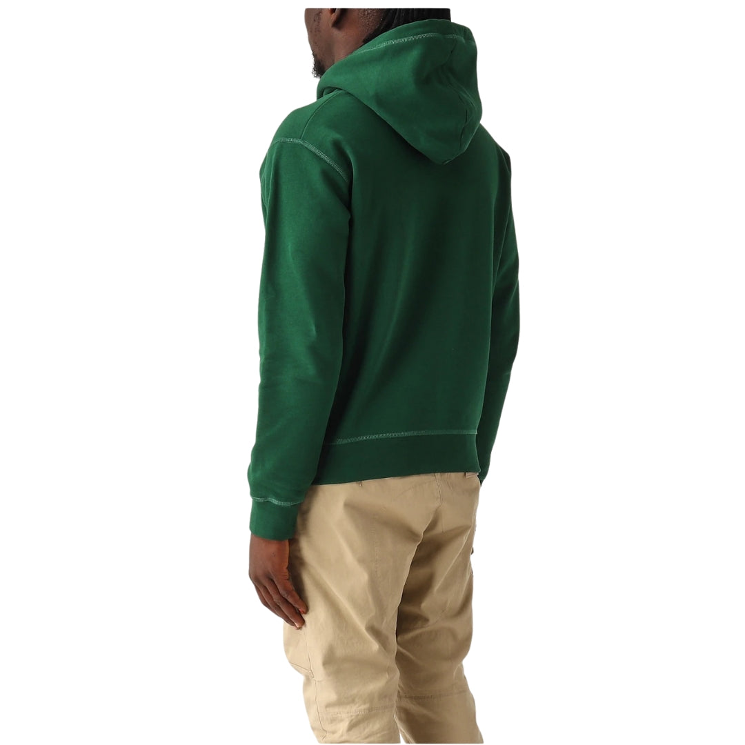 Dsquared2 Cool Fit Hoodie Green Red Print S