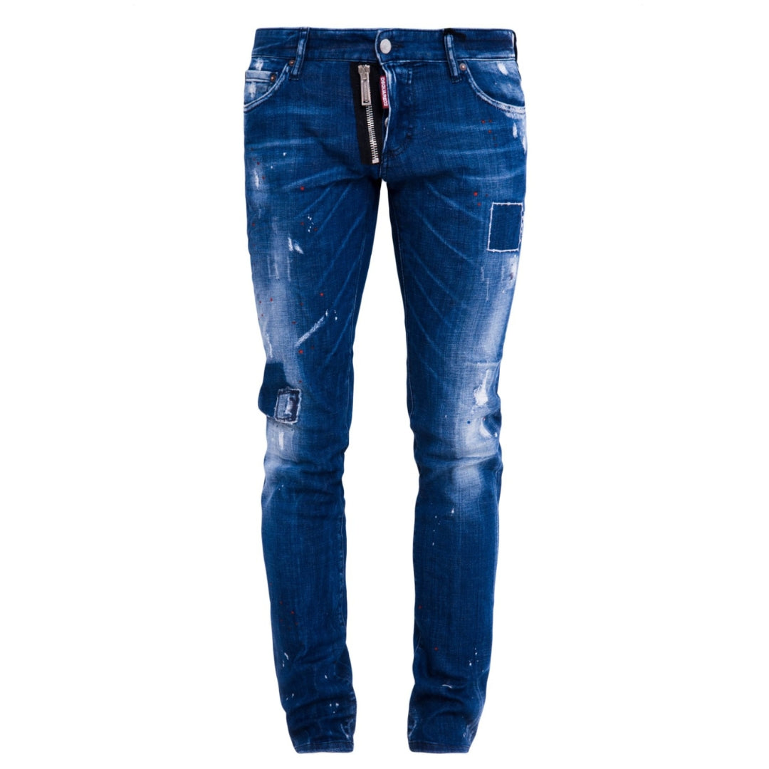 DSQUARED2 S74LB0425 S30342 SLIM JEAN 470 BLUE JEANS Mens 56