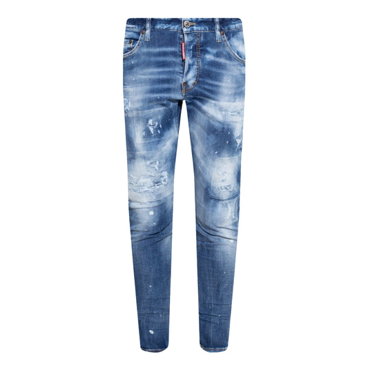 Dsquared2 Sexy Twist Jean Blue Denim Pants