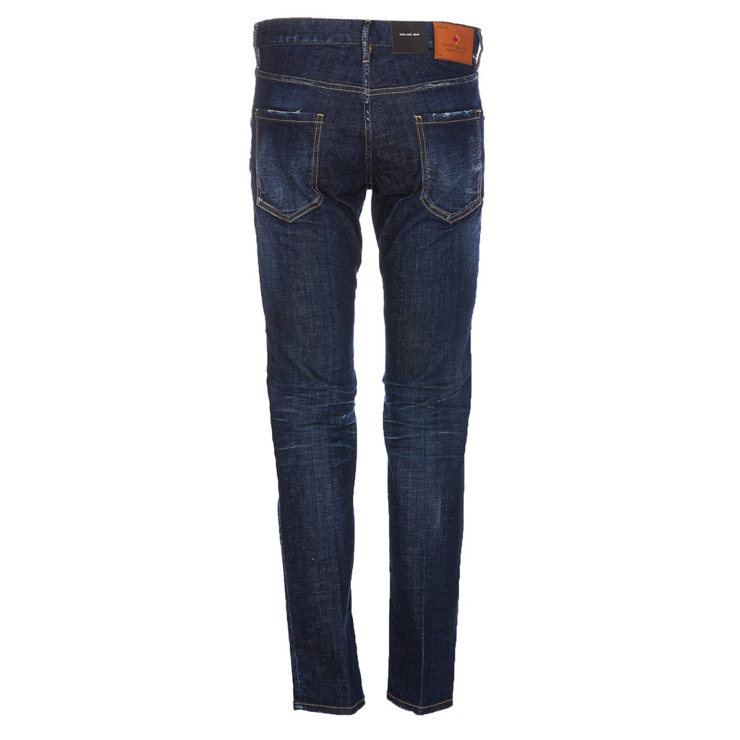 Dsquared2 Dark Clean Wash Cool Guy Jeans Navy Blue W28