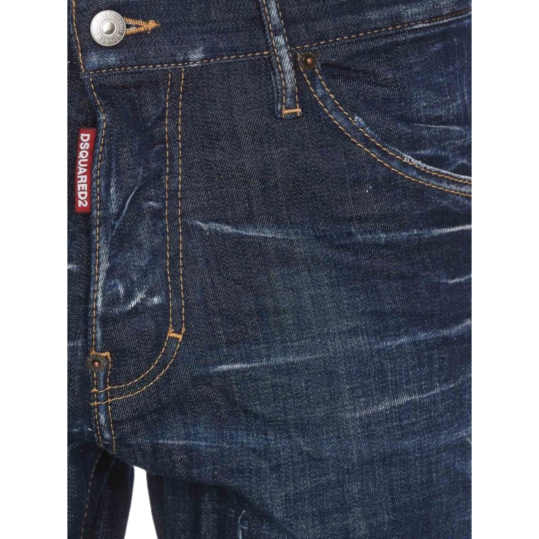 Dsquared2 Dark Clean Wash Cool Guy Jeans Navy Blue W28