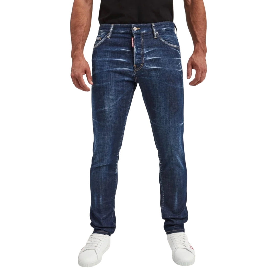 Dsquared2 Dark Clean Wash Cool Guy Jeans Navy Blue W28