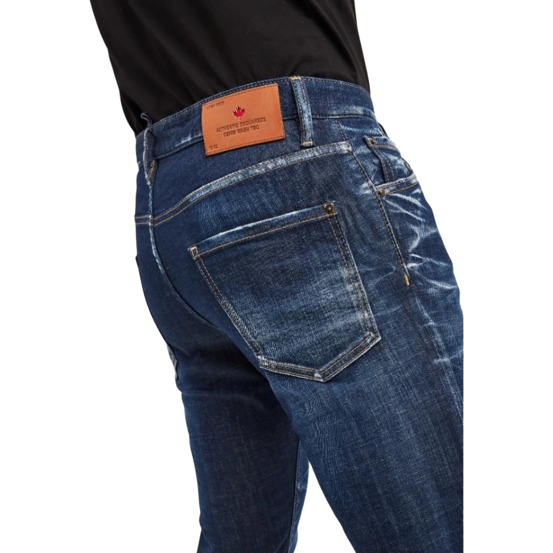 Dsquared2 Dark Clean Wash Cool Guy Jeans Navy Blue W28