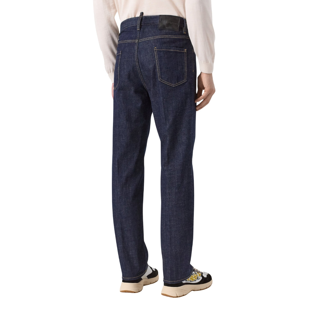 Dsquared2 Navy Blue Skater Denim Jeans W28
