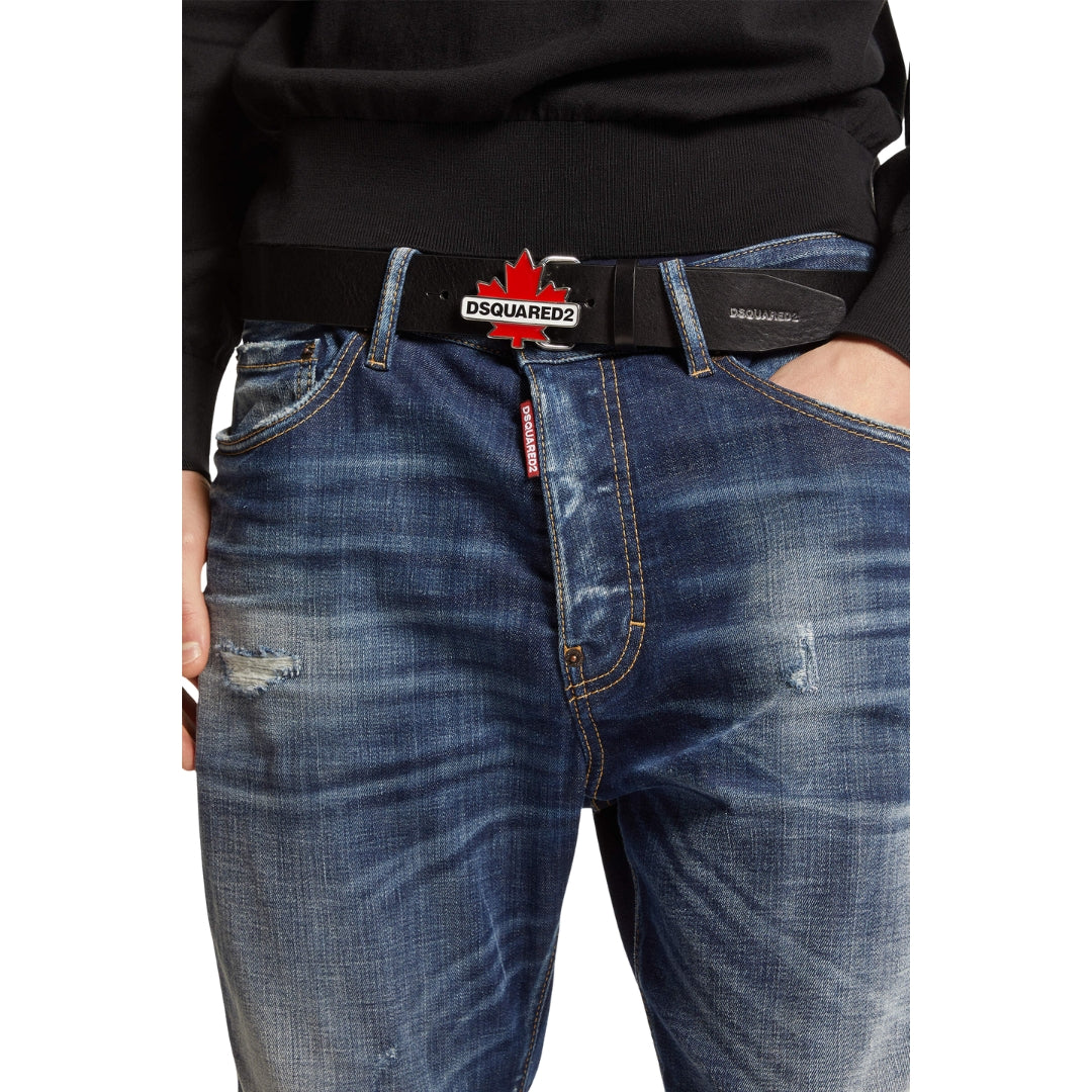 Dsquared2 Dark Desert Wash Bro Jeans Navy Blue W32