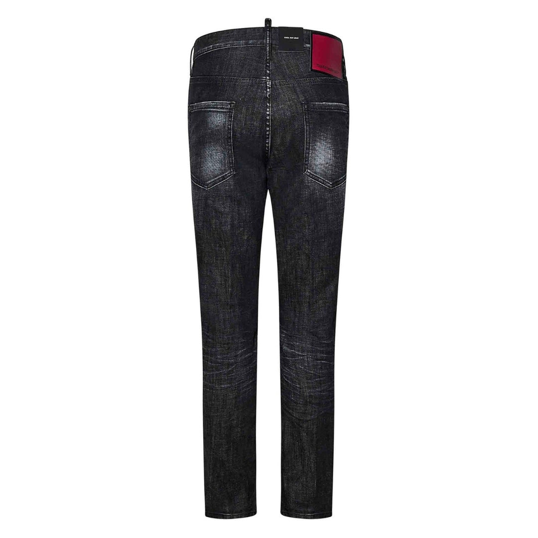 Dsquared2 Black Easy Wash Cool Guy Jeans Black W28