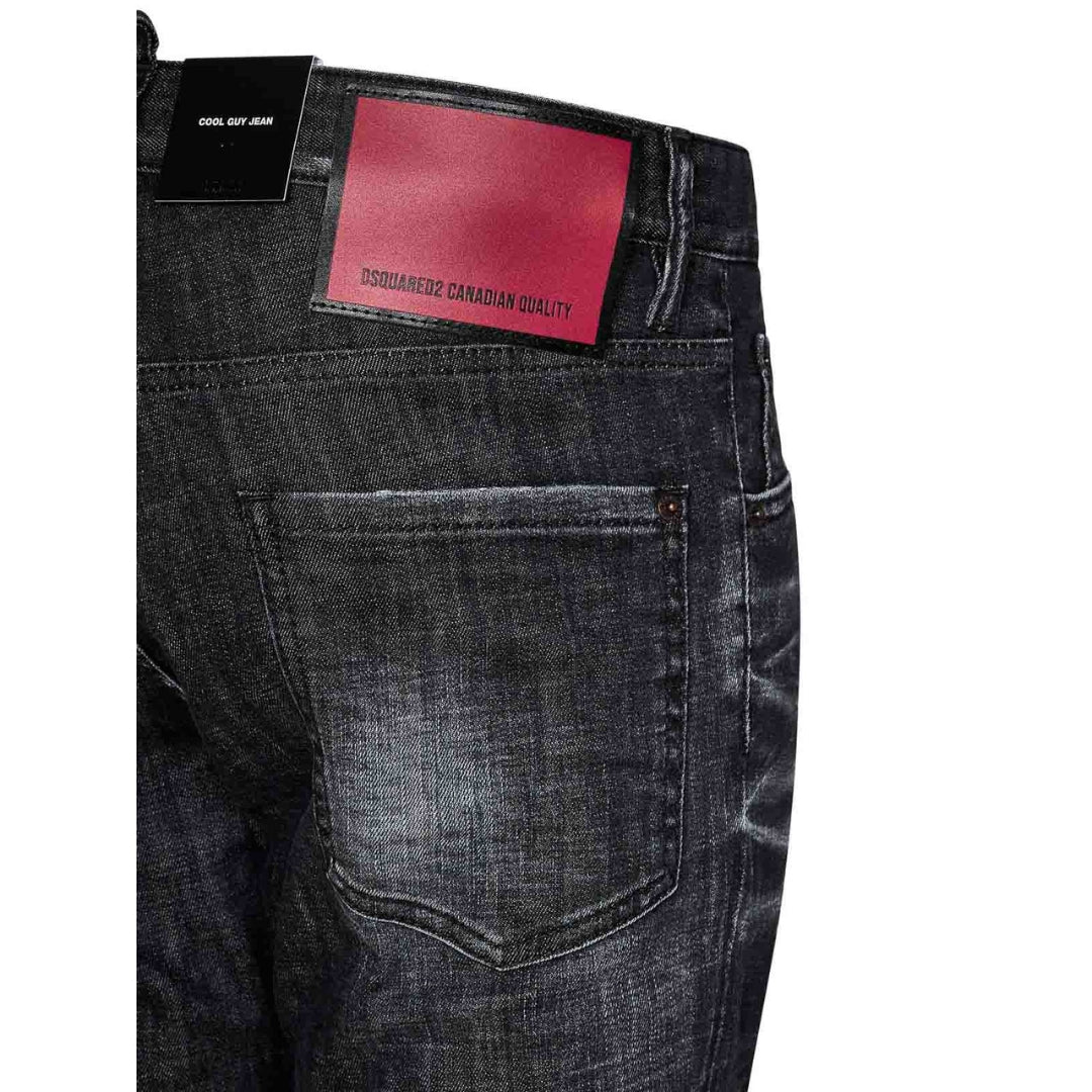 Dsquared2 Black Easy Wash Cool Guy Jeans Black W28