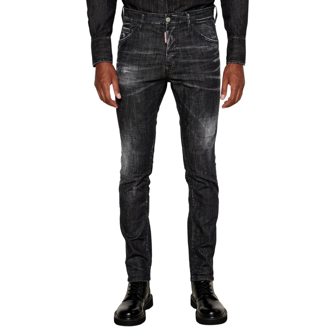 Dsquared2 Black Easy Wash Cool Guy Jeans Black W28