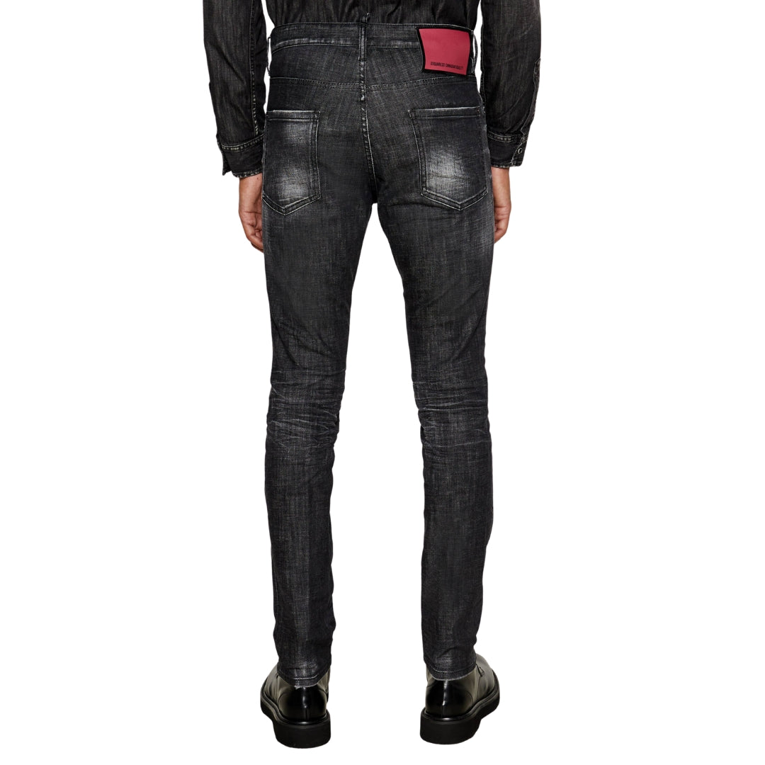 Dsquared2 Black Easy Wash Cool Guy Jeans Black W28