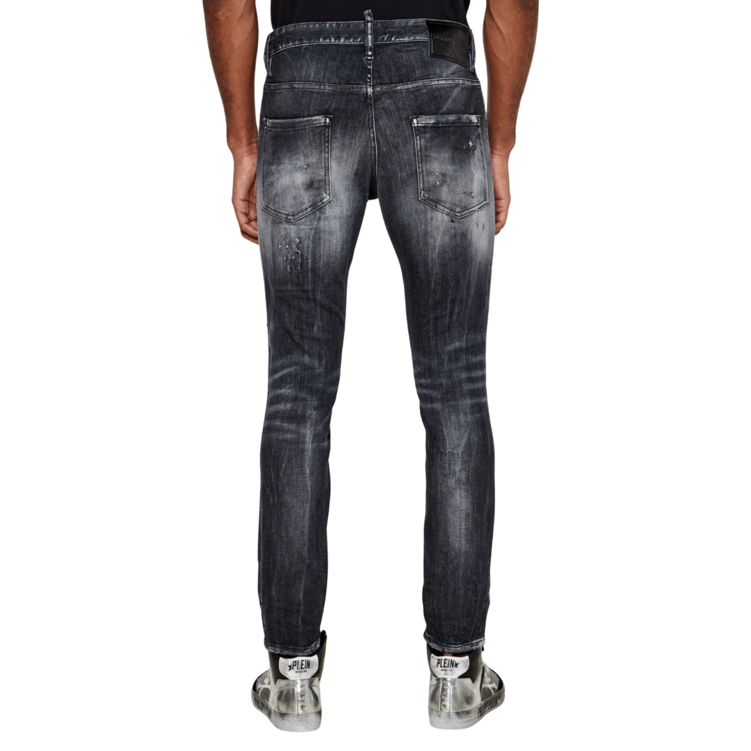 Dsquared2 Black Jet Set Wash Skater Jeans W32