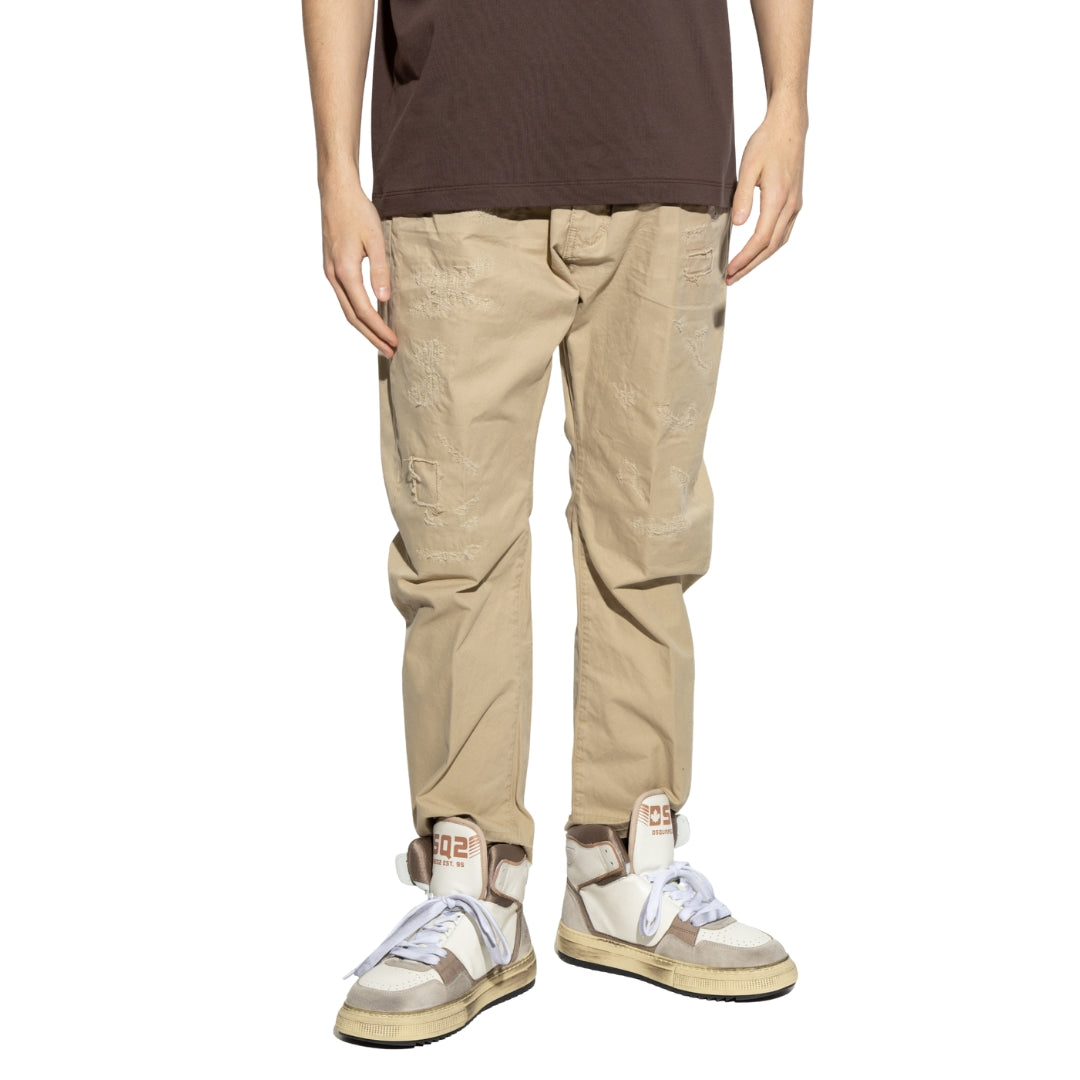 Dsquared2 Beige Trousers Desert Tan W32