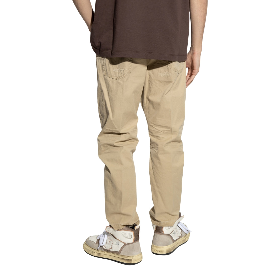 Dsquared2 Beige Trousers Desert Tan W32