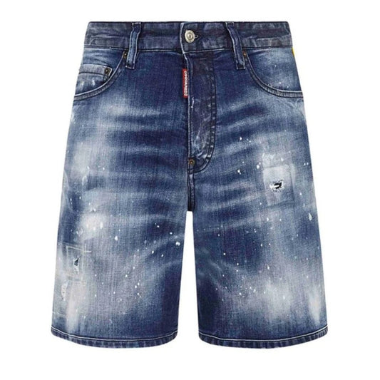 DSQUARED2 S74MU0648 S30342 BOXER SHORT 470 BLUE SHORTS Mens 48