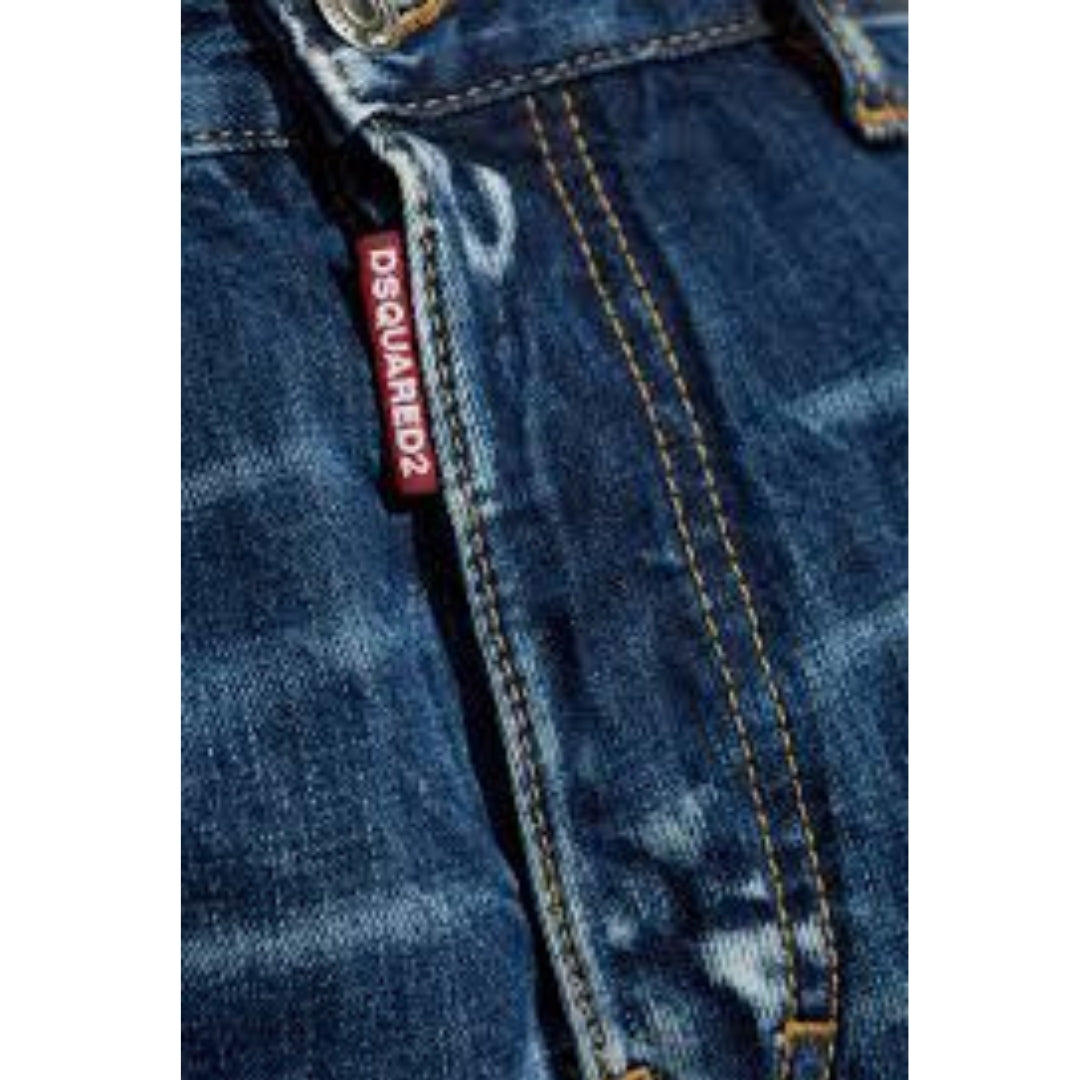 Dsquared2 Dark Semplice Carpenter Shorts Navy Blue W30