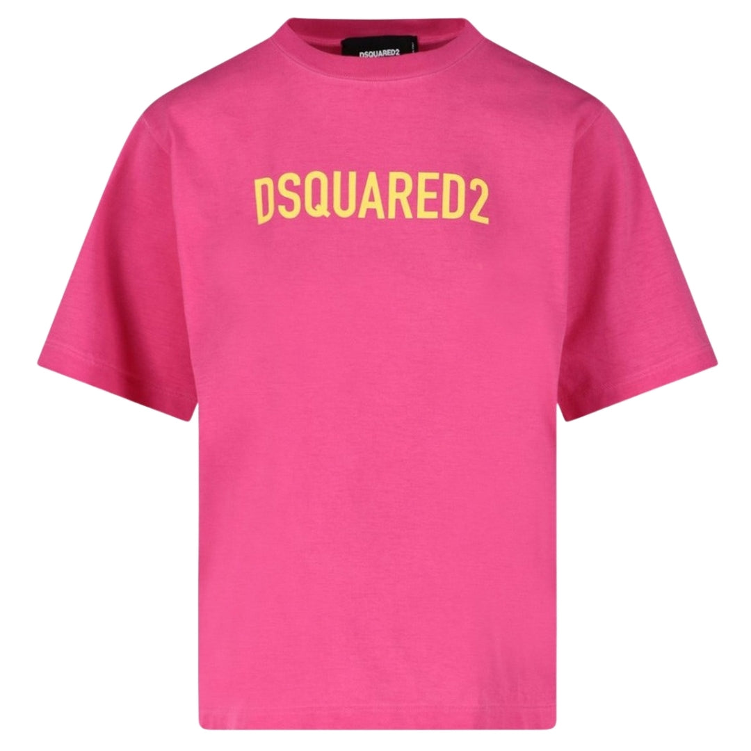 DSQUARED2 Eco Dyed Easy Hot Pink  T-Shirt M