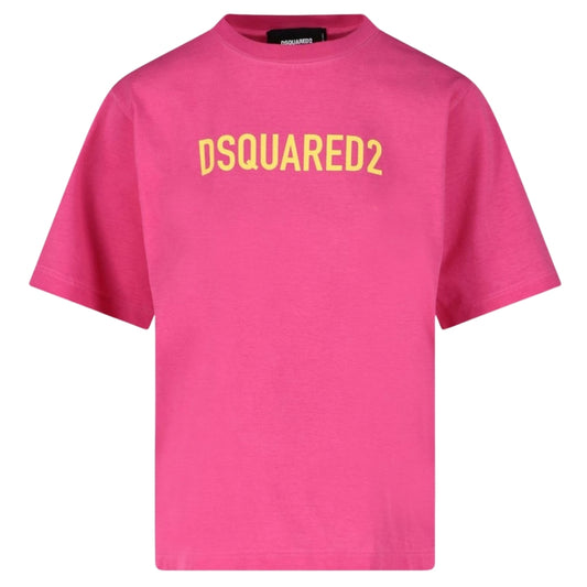 DSQUARED2 Eco Dyed Easy Hot Pink  T-Shirt M