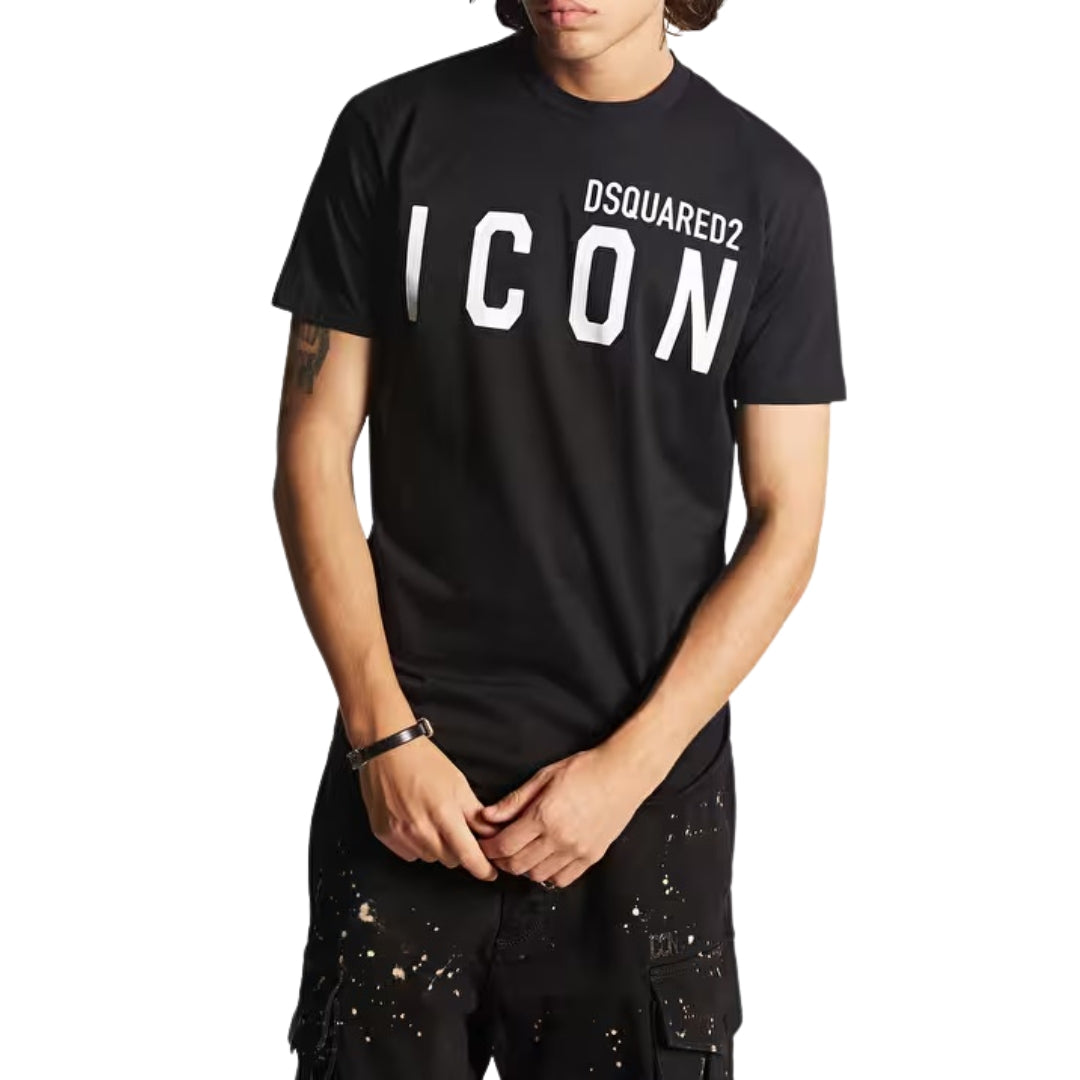 Dsquared2 Icon Cool T-Shirt Black White XS