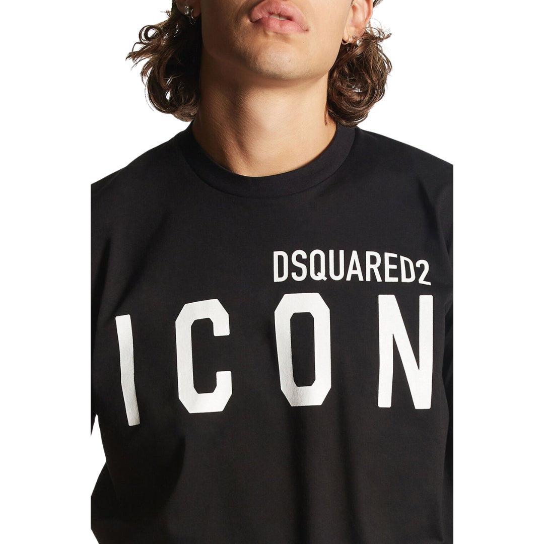 Dsquared2 Icon Cool T-Shirt Black White XS
