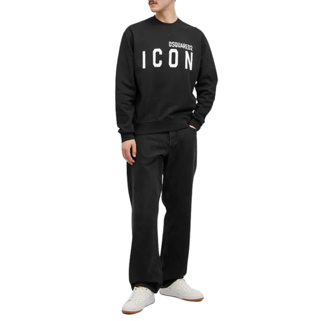 Dsquared2 Icon Crew Sweatshirt Black XS