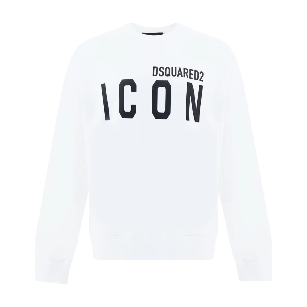Dsquared2 Icon Cool Sweatshirt White Black XS