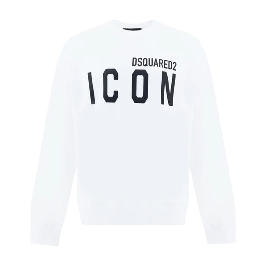 Dsquared2 Icon Cool Sweatshirt White Black XS