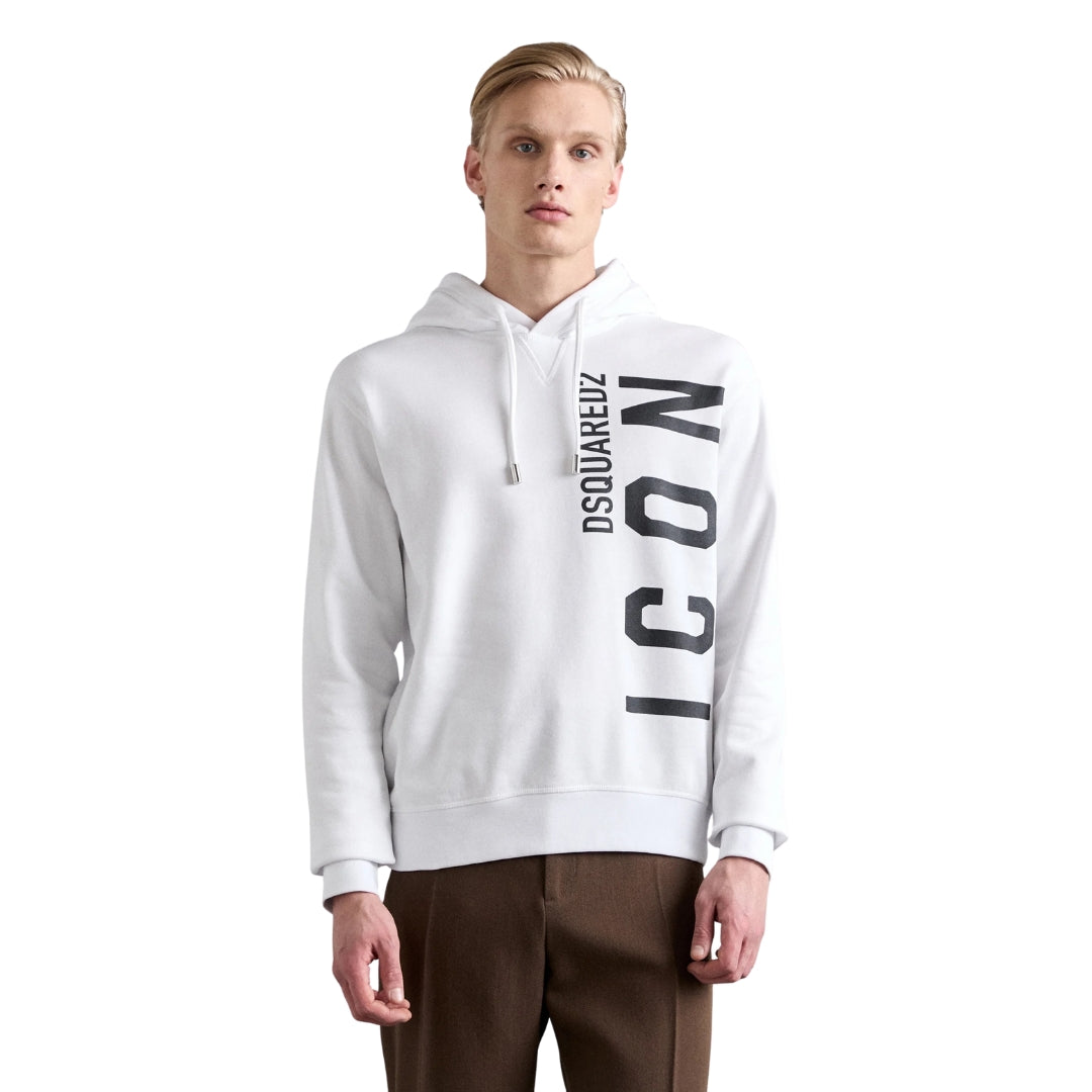 Dsquared2 Sweatshirt White Black Print S