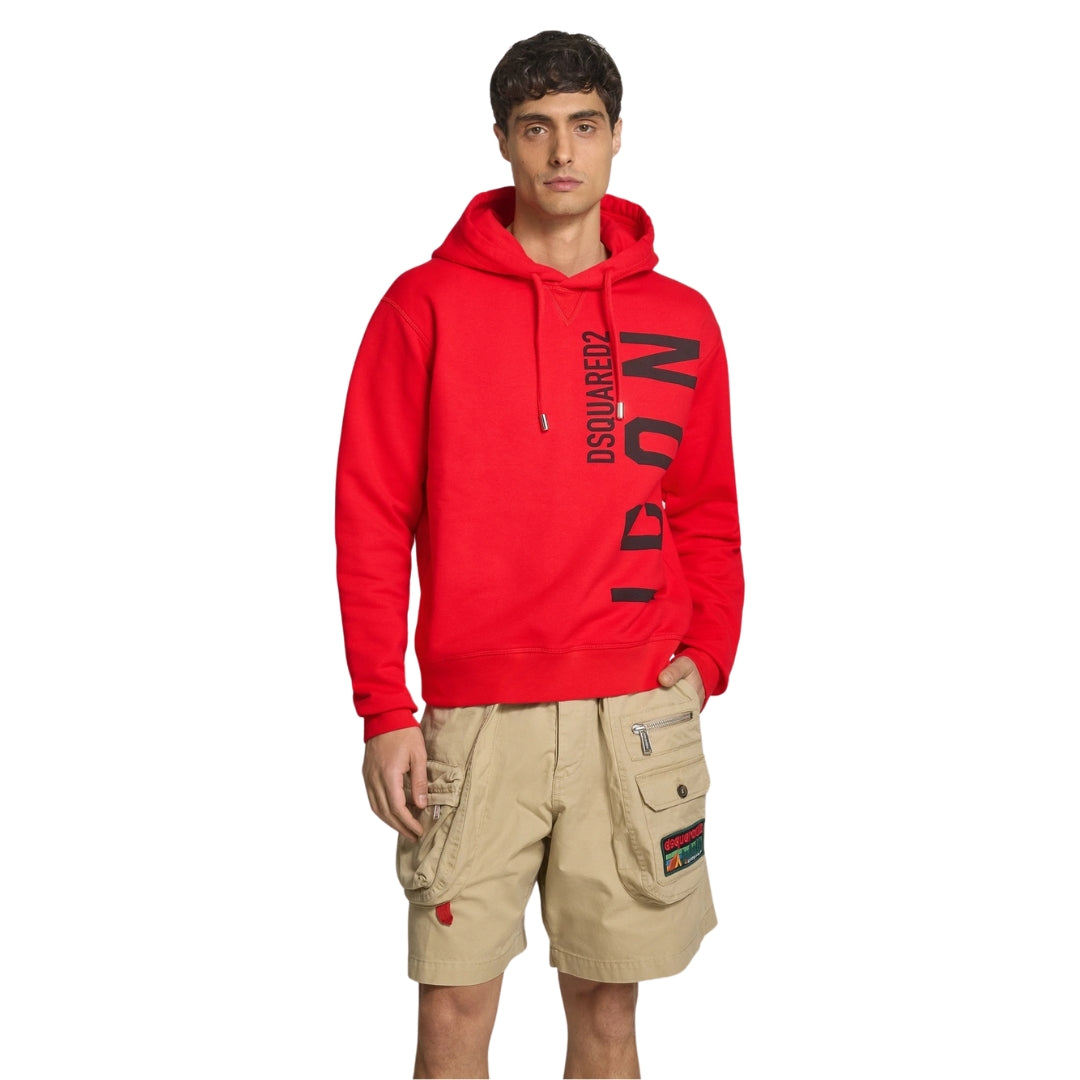 Dsquared2 Sweatshirt Red Black Print S